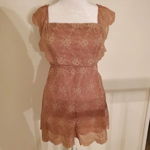 Cute tan romper